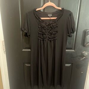 Little black babydoll dress